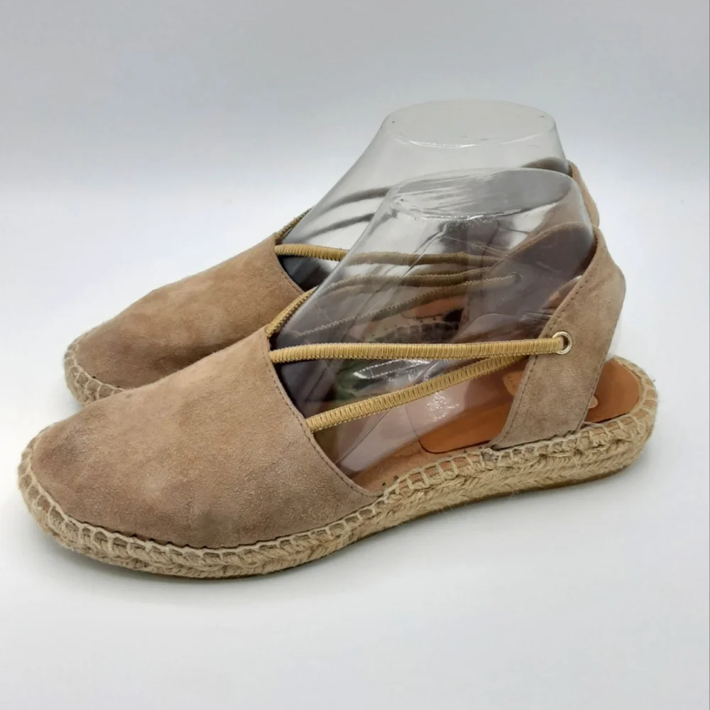 Kanna Espadrille Suede Platform Boho Sandal.